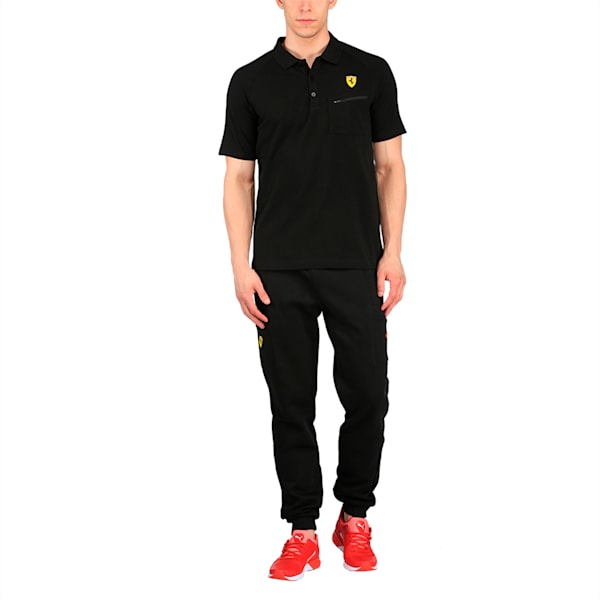 Ferrari Men’s Men's Polo, Puma Black, extralarge-IND