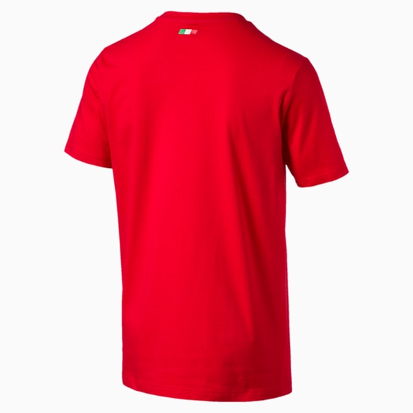 Ferrari Men's Big Shield T-Shirt, Rosso Corsa, extralarge