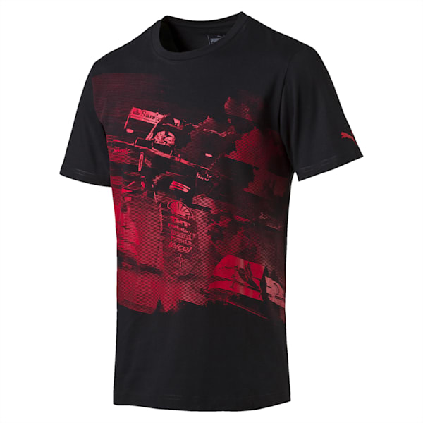 Scuderia Ferrari TranScuderia Ferrariorm Graphic Men's T-Shirt, Puma Black, extralarge-IND