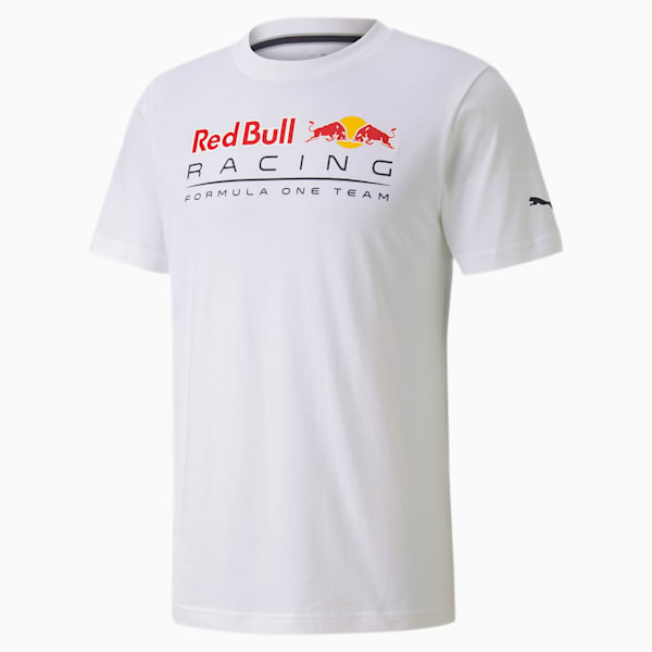 PUMA Red Bull Racing Logo Long Sleeve T-shirt in White for Men