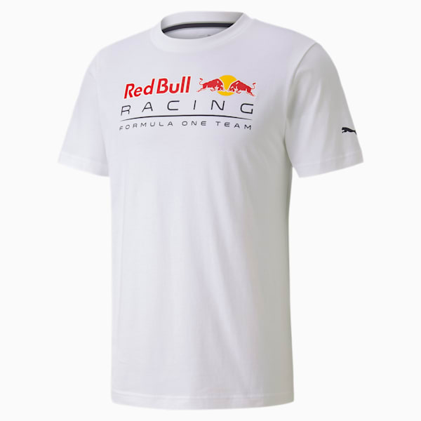 Red Bull Racing Men's Logo Tee, Puma White, extralarge