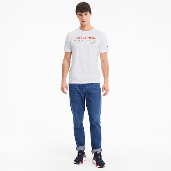 Red Bull Racing Men's Logo Tee, Puma White, extralarge