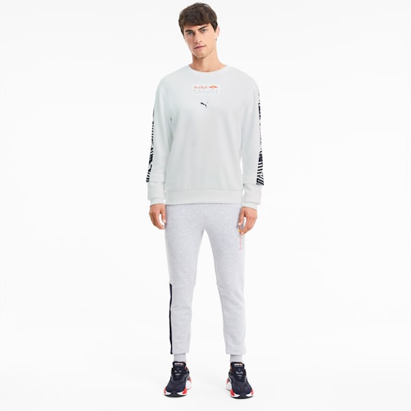 Red Bull Racing Men's Graphic Midlayer, Puma White, extralarge