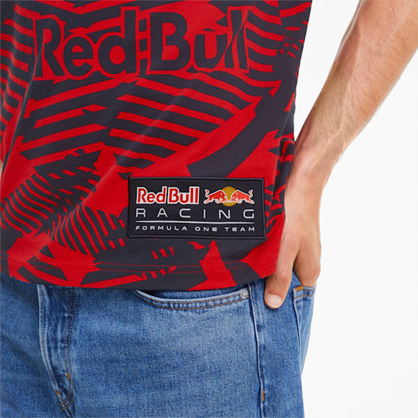 Red Bull Racing Men's AOP Tee, Chinese Red, extralarge