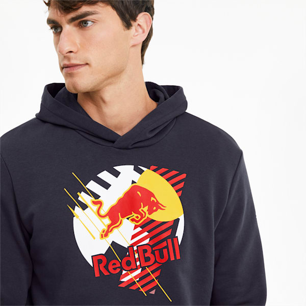 Red Bull Racing Dynamic Bull Men's Hoodie, NIGHT SKY, extralarge