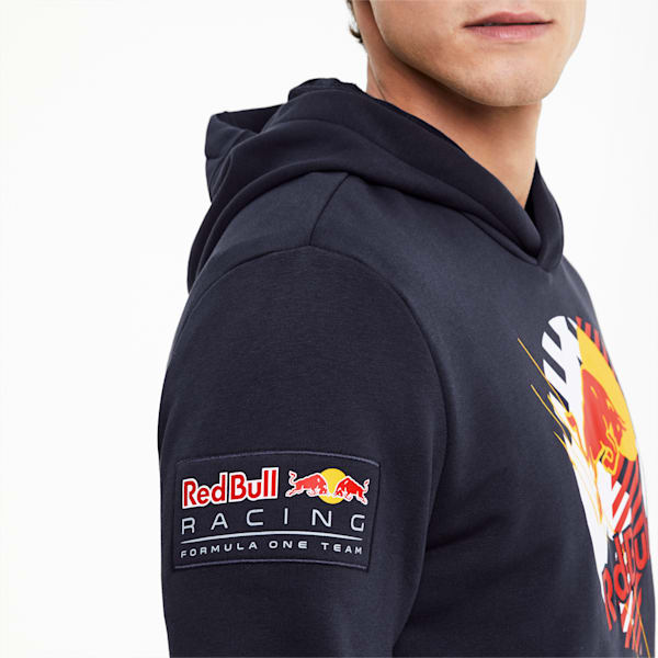 Red Bull Racing Dynamic Bull Men's Hoodie, NIGHT SKY, extralarge