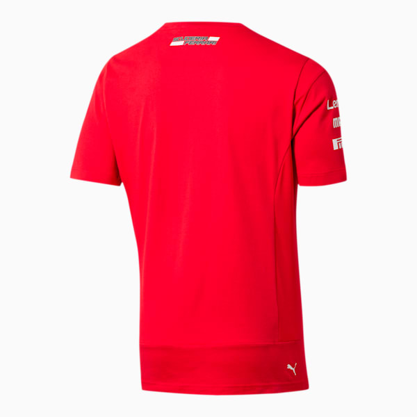 Scuderia Ferrari Men's Team Tee, Rosso Corsa-without MW Logo, extralarge