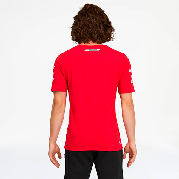 Scuderia Ferrari Men's Team Tee, Rosso Corsa-without MW Logo, extralarge