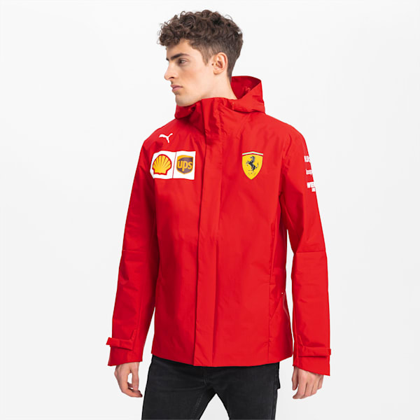 Scuderia Ferrari Men's Team Jacket, Rosso Corsa, extralarge