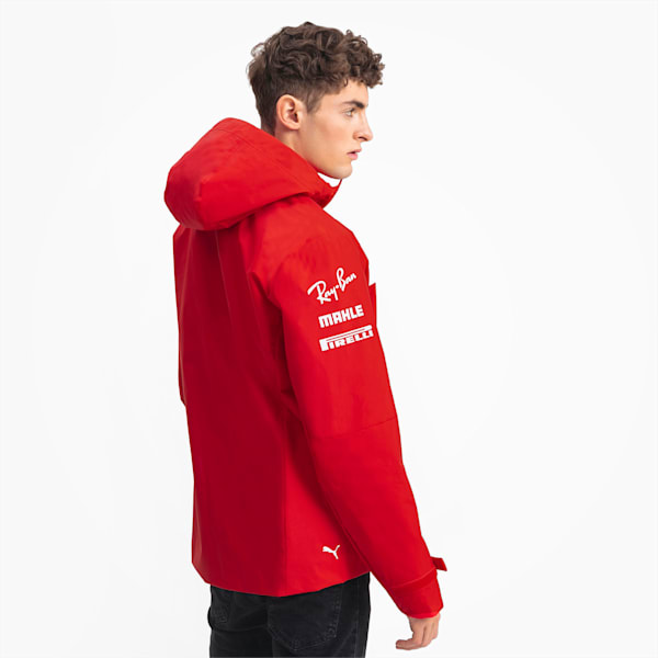 Scuderia Ferrari Puma Shield Hooded Sweat - Red