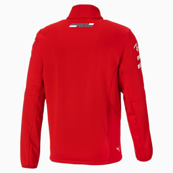 Scuderia Ferrari Men's Team Softshell, Rosso Corsa, extralarge
