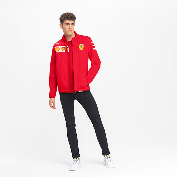 Scuderia Ferrari Men's Team Softshell, Rosso Corsa, extralarge