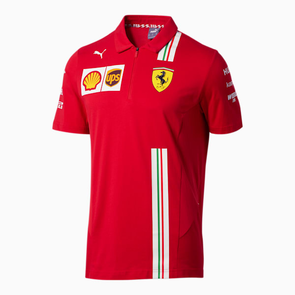 Polo Hombre Ferrari Team, Rosso Corsa, extralarge