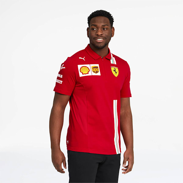 Polo Hombre Ferrari Team, Rosso Corsa, extralarge