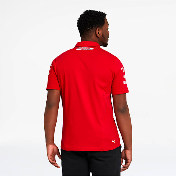 Scuderia Ferrari Men's Team Polo, Rosso Corsa, extralarge