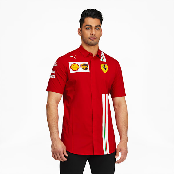 Scuderia Ferrari Men's Team Shirt, Rosso Corsa, extralarge