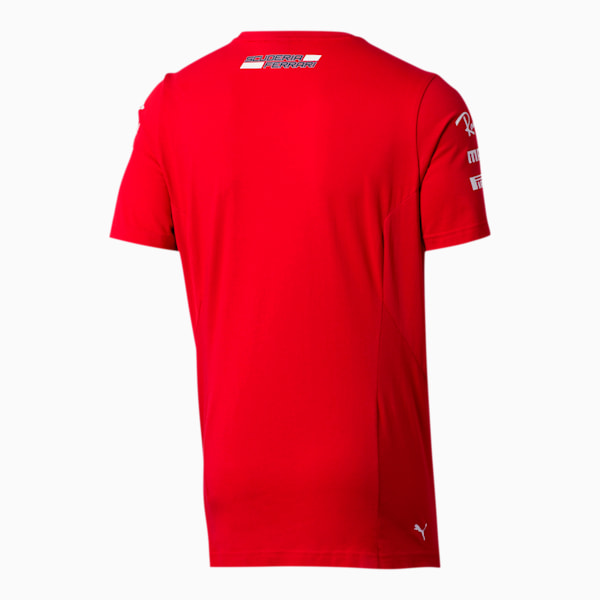 Scuderia Ferrari Vettel Men's Replica Tee, Rosso Corsa, extralarge