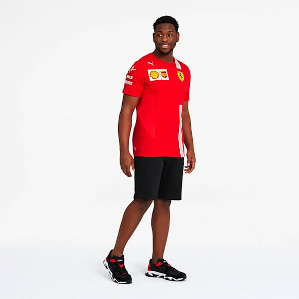 Scuderia Ferrari Vettel Men's Replica Tee, Rosso Corsa, extralarge