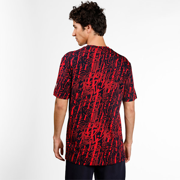 Red Bull Racing AOP Men's  Relaxed T-Shirt, NIGHT SKY, extralarge-IND