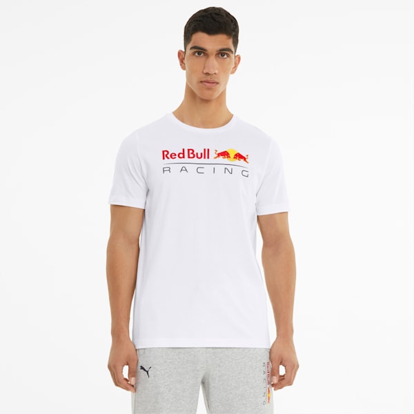 Red Bull Racing Men's Logo Tee, Puma White, extralarge