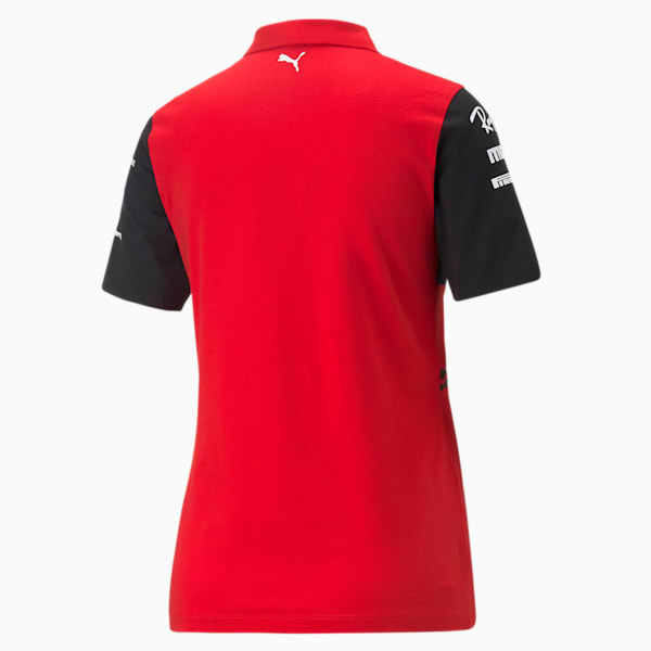 Scuderia Ferrari Team Women's Polo Shirt, Rosso Corsa