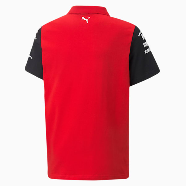 Scuderia Ferrari Team Youth Polo Shirt, Rosso Corsa