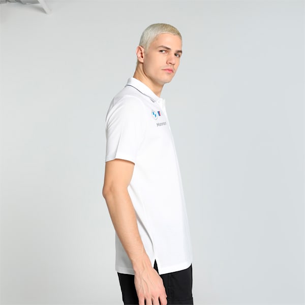 BMW M Motorsport Team Men's Polo Shirt, PUMA White, extralarge-IND