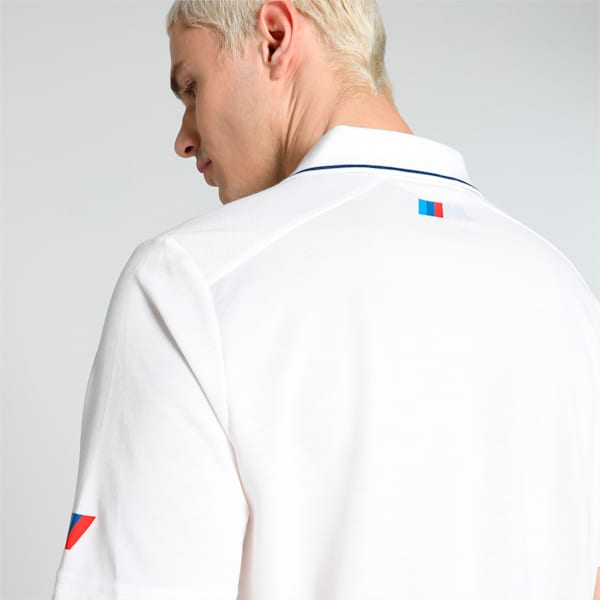 BMW M Motorsport Team Men's Polo Shirt, PUMA White, extralarge-IND