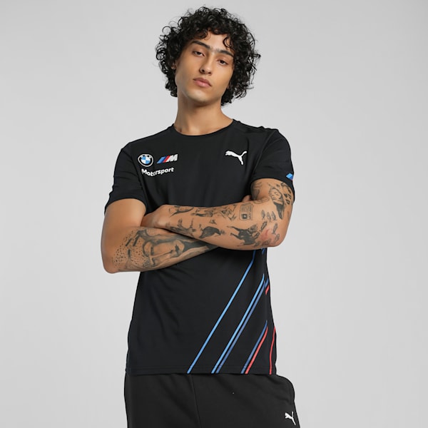 BMW M Motorsport Team Men's Tee, Anthracite, extralarge-IND