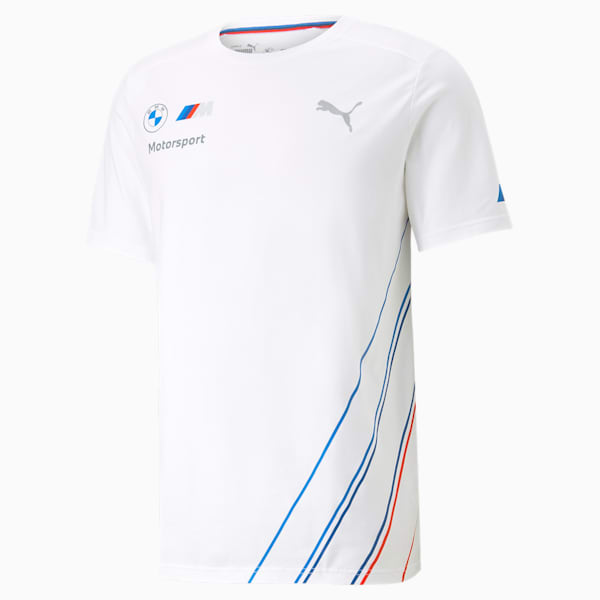 BMW M Motorsport Team Men's Tee, PUMA White, extralarge