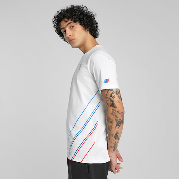 BMW M Motorsport Team Men's Tee, PUMA White, extralarge