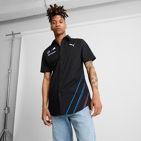 BMW M Motorsport Team Men's Shirt, Anthracite, extralarge