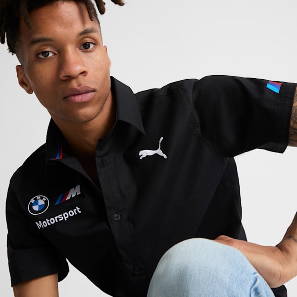 BMW M Motorsport Team Men's Shirt, Anthracite, extralarge