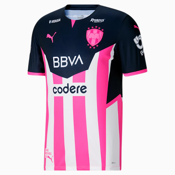 C. F. Monterrey '21/'22 Pink Men's Replica Jersey, Puma New Navy, extralarge