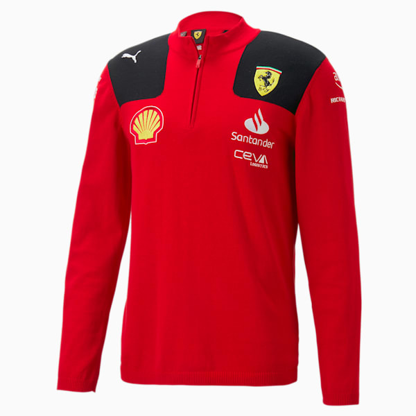 Sudadera Scuderia Ferrari 2023 Team Replica, Rosso Corsa, extragrande