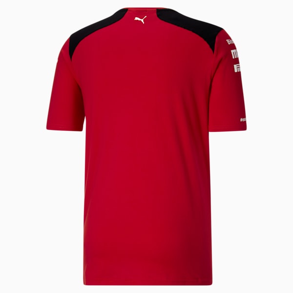 Scuderia Ferrari Team Men's Tee, Rosso Corsa, extralarge