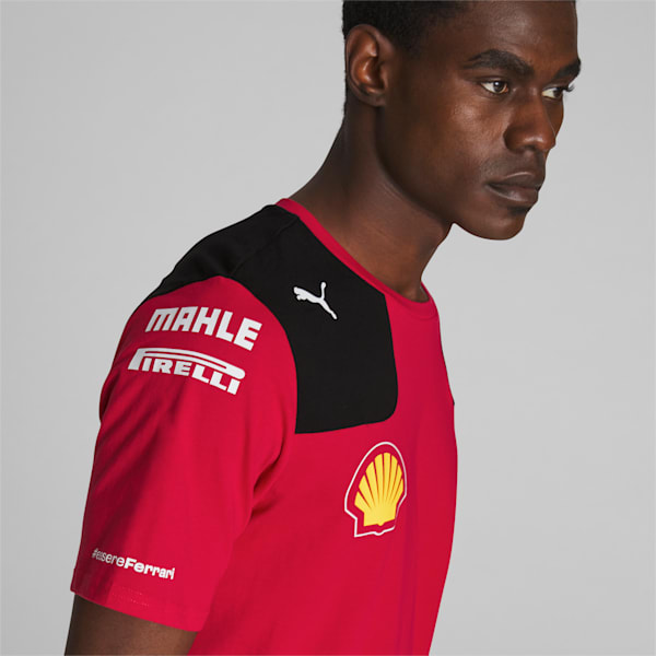 Playera deportiva Scuderia Ferrari de Charles Leclerc, Rosso Corsa, extralarge