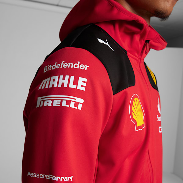 Chaqueta softshell réplica del equipo Scuderia Ferrari 2023, Rosso Corsa, extralarge