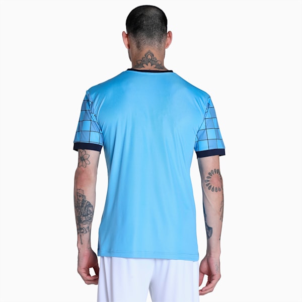 Mumbai City F.C. 22/23 Men's Home Slim Fit Jersey, Team Light Blue, extralarge-IND