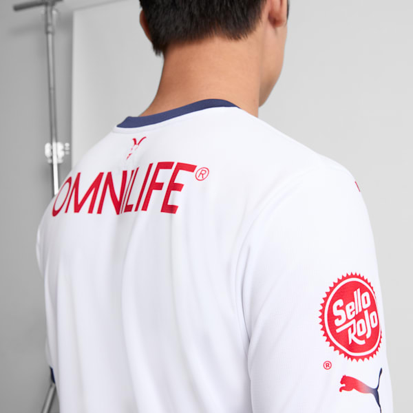 Jersey para hombre Chivas 23-24 Visita Réplica, PUMA White, extralarge