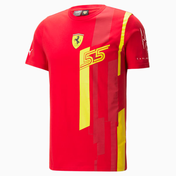 Scuderia Ferrari Special Edition Carlos Sainz Barcelona Tee, Rosso Corsa, extralarge-GBR