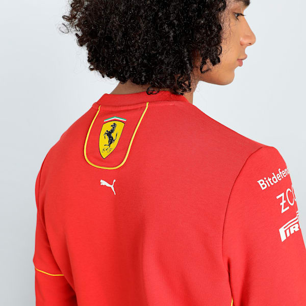 Scuderia Ferrari 2024 Replica Collection Team Men's Sweatshirt, Burnt Red, extralarge-IND