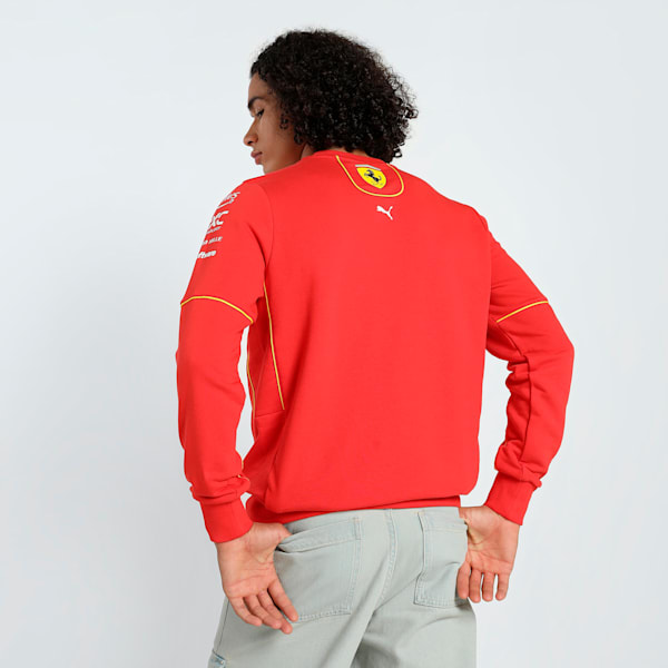 Scuderia Ferrari 2024 Replica Collection Team Men's Sweatshirt, Burnt Red, extralarge-IND