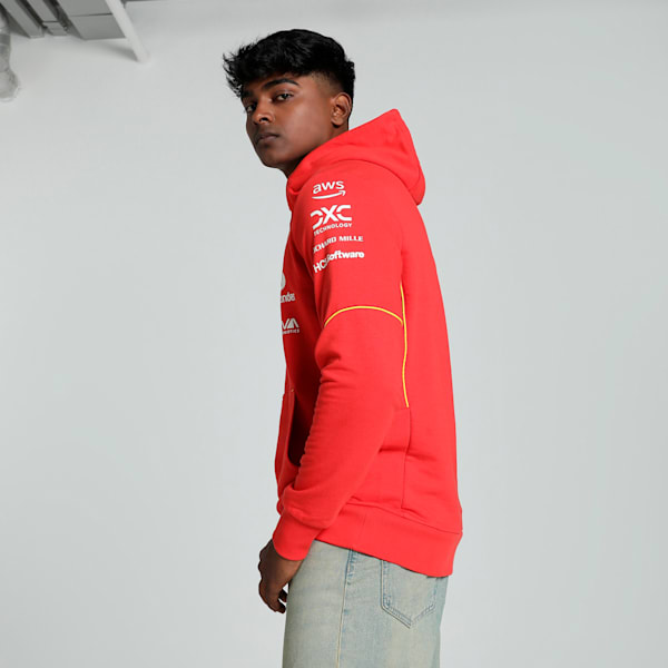 Scuderia Ferrari Team Men's Motorsport Hoodie, Burnt Red, extralarge-IND