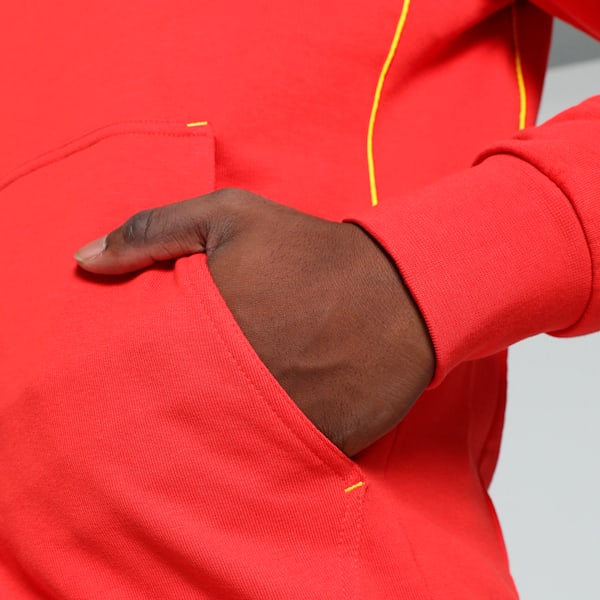 Scuderia Ferrari Team Men's Motorsport Hoodie, Burnt Red, extralarge-IND