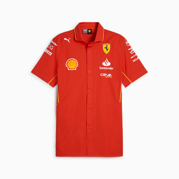 Scuderia Ferrari Men's Team Shirt, Burnt Red, extralarge