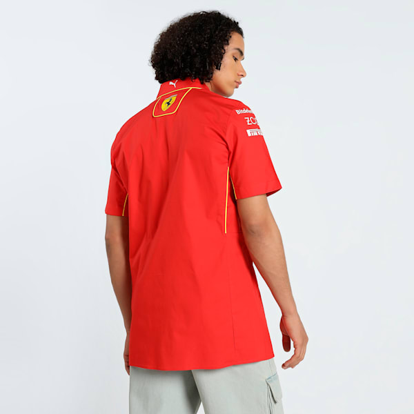Scuderia Ferrari 2024 Replica Collection Team Men's Motorsport Shirt, Burnt Red, extralarge-IND