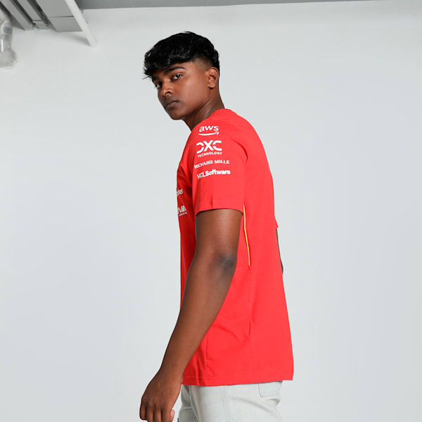 Scuderia Ferrari 2024 Replica Collection Team Men's Motorsport Tee, Burnt Red, extralarge-IND
