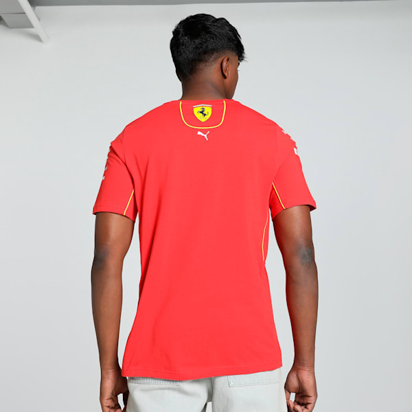 Scuderia Ferrari 2024 Replica Collection Team Men's Motorsport Tee, Burnt Red, extralarge-IND