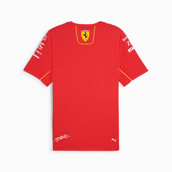 Scuderia Ferrari Leclerc Men's Tee, Burnt Red, extralarge